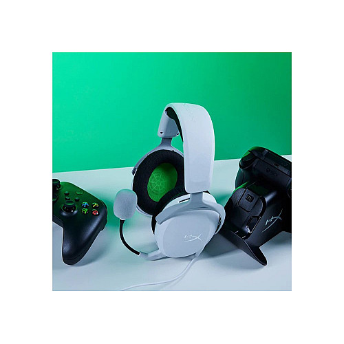 Гарнітура HyperX Cloud Stinger 2 Core Xbox, mini-jack, біло-зелений
