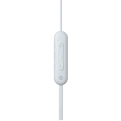 Наушники Sony WI-C100 BT 5.0, IPX4, SBC, AAC, Wireless, Mic, Белый