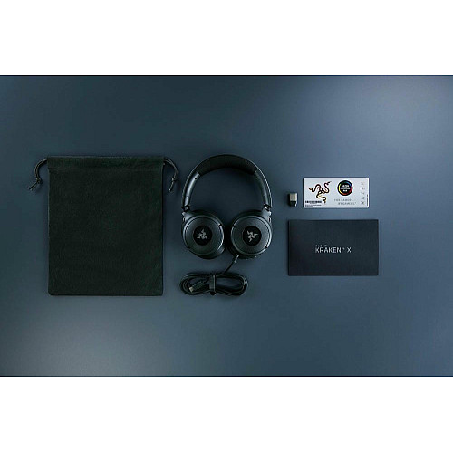 Гарнітура ігрова Razer Kraken V4 X, 7.1, USB-A, 1.8м, RGB, чорний