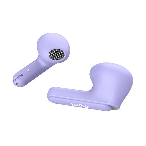 Навушники TWS Trust Yavi Earphones BT 5.3, ENC, SBC, Mic, Фіолетовий