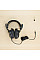 Навушники Over-Ear Koss UR20 DJ Style, 3.5 mini-jack, 2.4м, Чорний