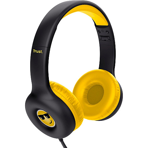 Навушники Trust Nouna Headphones mini-jack, Mic, Чорний