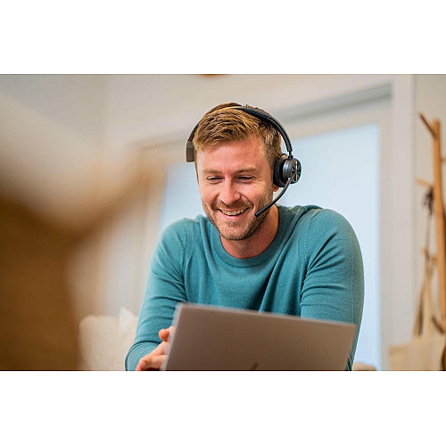Компьютерная гарнитура моно On-ear Poly Voyager 4310-M с адаптером BT700, USB-A, Bluetooth, всенаправленный, Acoustic fence, сертификат Microsoft Teams, черный