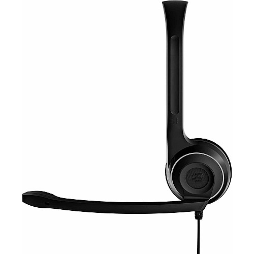 Гарнитура компьютерная стерео On-Ear EPOS PC 8 Chat, USB, однонаправленный, 2м, Черный