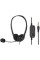 Гарнітура ПК стерео On-ear 2E CH11 mini-jack, omni-mic, 1.2м, чорний