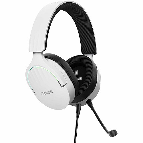 Гарнітура ігрова Trust GXT 490 FAYZO, 7.1, USB-A, 2м, білий