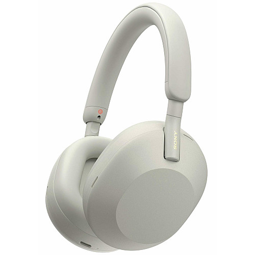 Наушники Over-ear Sony WH-1000XM5 BT 5.2, ANC, Hi-Res, AAC, LDAC, Wireless, Mic, Серебристый