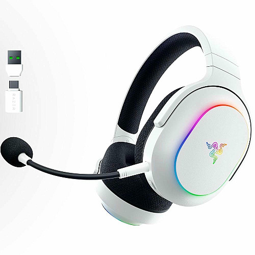 Гарнитура игровая Razer Barracuda X Chroma, BT/WL, RGB, белый