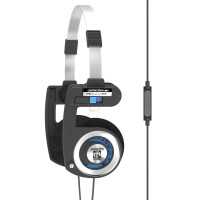 Наушники On-Ear Koss Porta Pro, 3.5 mini-jack, 1.2м, Mic, Черный