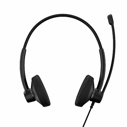 Гарнитура компьютерная стерео On-Ear EPOS IMPACT 100 MS, USB C+A, Microsoft Teams, однонаправленный, 2м, Черный
