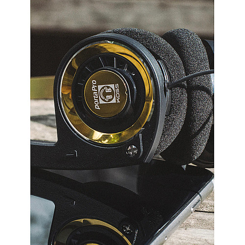 Навушники On-Ear Koss Porta Pro Classic, 3.5 mini-jack, 1.2м, Чорний Золото