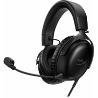 Гарнитура игровая HyperX Cloud III, mini-jack/USB-A/USB-C, 1.2м/1.3м, черный