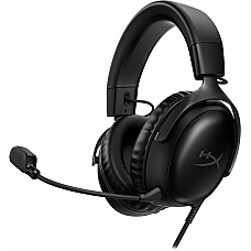 Гарнітура ігрова HyperX Cloud III, mini-jack/USB-A/USB-C, 1.2м/1.3м, чорний