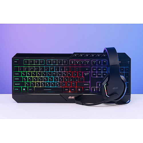 Гарнітура ігрова 2E GAMING HG315, 7.1, USB-A, RGB, 2м, чорний