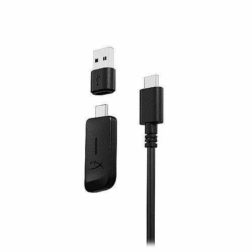 Гарнітура ігрова HyperX Cloud III S, WL/USB-A/USB-C, чорний