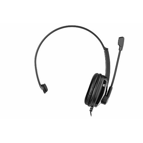 Гарнитура ПК моно On-ear 2E CH12 mini-jack, omni-mic, 1.2м, черный