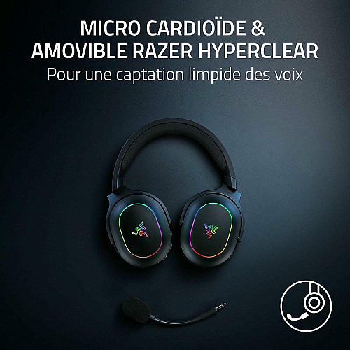 Гарнітура ігрова Razer Barracuda X Chroma, BT/WL, RGB, чорний