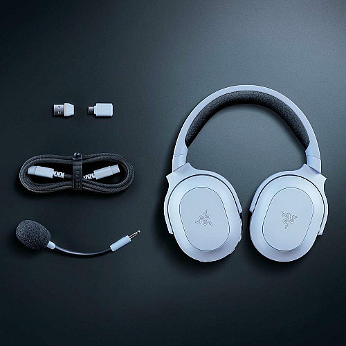 Гарнитура игровая Razer Barracuda X Chroma, BT/WL, RGB, белый