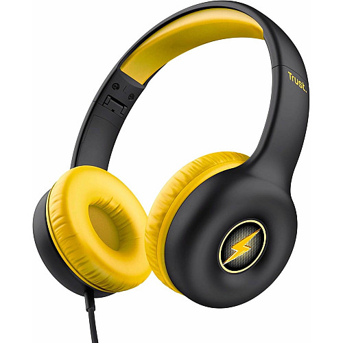 Навушники Trust Nouna Headphones mini-jack, Mic, Чорний