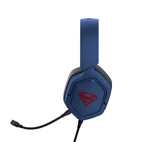 Гарнітура Trust GXT492SM Carus Superman edition, 3.5мм, синій