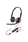 Гарнитура компьютерная стерео On-ear Poly Blackwire 3225 HS, USB-A, 3.5 мм, всенаправленный, черный