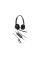 Гарнітура комп'ютерна стерео On-ear HP Poly Mission 425, USB-A, USB-C, Uni-mic, AI noise cancelling, Cертифікати Teams, Zoom, Google Meet, чорний