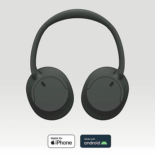 Наушники Over-ear Sony WH-CH720N BT 5.2, ANC, SBC, AAC, Wireless, Mic, Черный