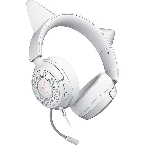 Гарнітура Razer Kraken Kitty V3 X, mini-jack, 1.3м, білий