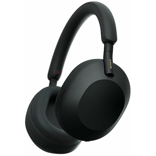 Наушники Over-ear Sony WH-1000XM5 BT 5.2, ANC, Hi-Res, AAC, LDAC, Wireless, Mic, Черный