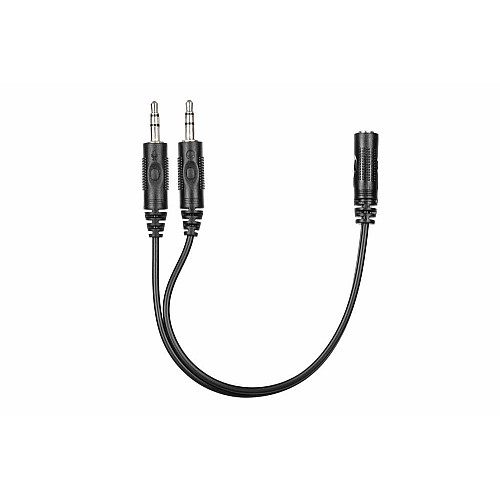 Гарнитура ПК моно On-ear 2E CH12 mini-jack, omni-mic, 1.2м, черный