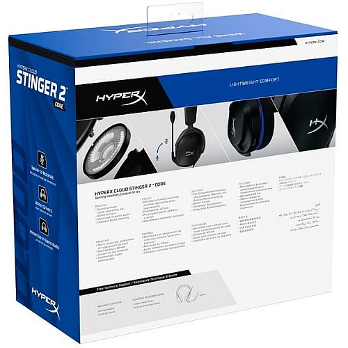 Гарнитура HyperX Cloud Stinger 2 Core PS5/PS4, mini-jack, черно-синий