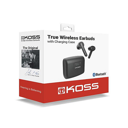 Наушники TWS Koss TWS150i, BT 5.0, Mic, Черный