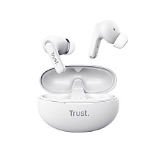 Наушники TWS Trust Yavi Earbuds BT 5.3, ENC, SBC, Mic, Белый