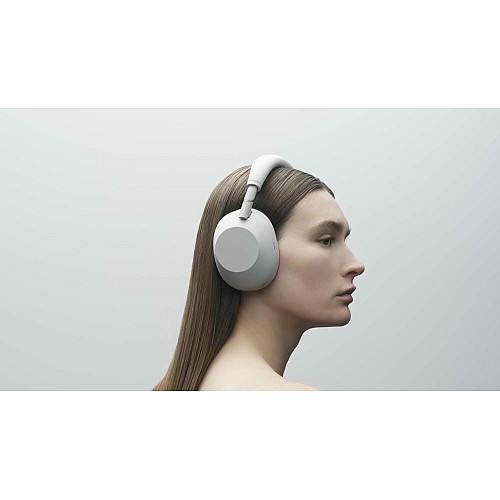 Наушники Over-ear Sony WH-1000XM6 BT 5.3, ANC, Hi-Res, AAC, LDAC, LC3, Wireless, Mic, Серебристый