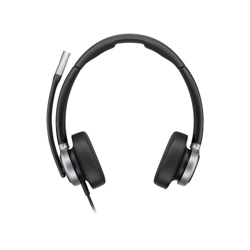 Гарнітура комп'ютерна стерео On-ear HP Poly Mission 625, USB-A, USB-C, 2 x Uni-mic, AI noise reduction, Teams, Zoom, Google Meet, чорний