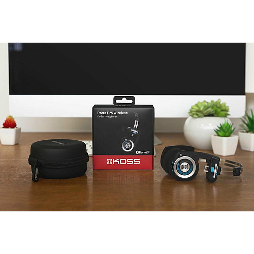 Наушники On-Ear Koss Porta Pro, BT 5.2, Wireless, Mic, Черный