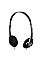 Навушники On-Ear Koss KPH7k, 3.5 mini-jack, 1.2м, Чорний