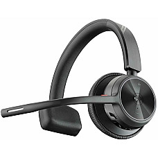 Гарнітура комп'ютерна моно On-ear Poly Voyager 4310-M з адаптером BT700, USB-A, Bluetooth, всеспрямований, Acoustic fence, сертифікат Microsoft Teams, чорний