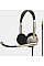Гарнитура компьютерная стерео On-Ear Koss CS100i, 3.5мм, Uni Mic, 2.4м, кремовый