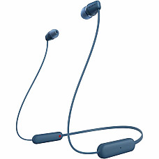 Наушники Sony WI-C100 BT 5.0, IPX4, SBC, AAC, Wireless, Mic, Синий