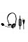 Гарнитура ПК моно On-ear 2E CH11 USB, omni-mic, 2м, черный