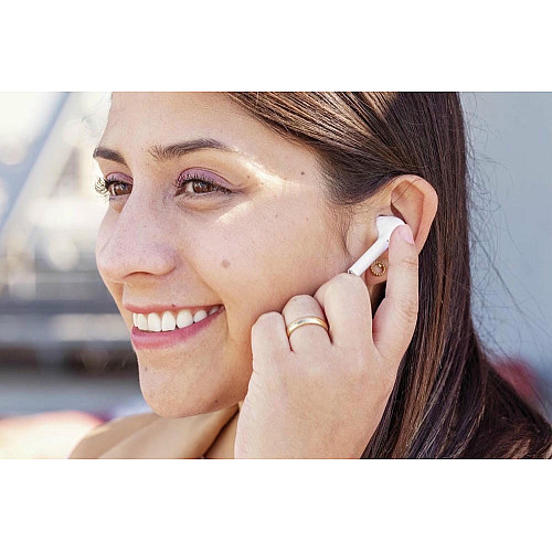 Наушники Trust Nika Touch True Wireless Mic White