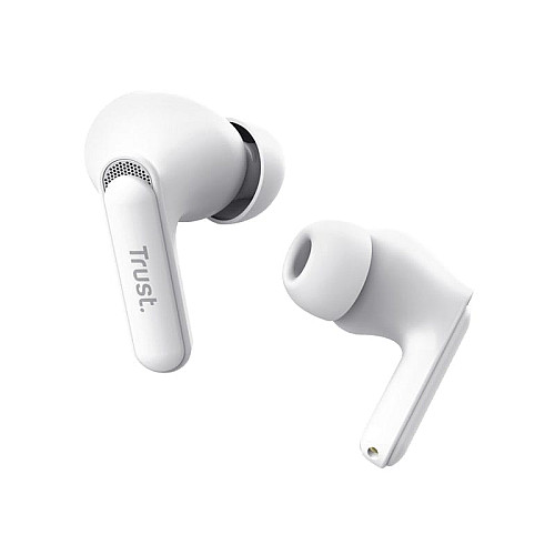 Наушники TWS Trust Yavi Earbuds BT 5.3, ENC, SBC, Mic, Белый