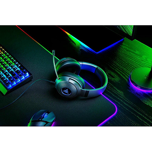 Гарнітура ігрова Razer Kraken V3 X, 7.1, USB-A, RGB, 1.8м, чорний