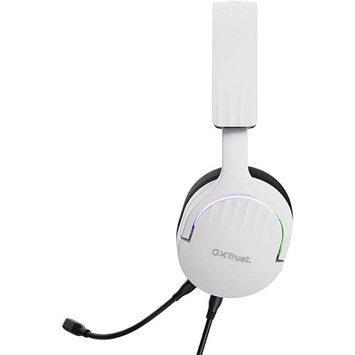 Гарнітура ігрова Trust GXT 490 FAYZO, 7.1, USB-A, 2м, білий