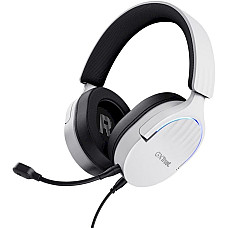 Гарнітура ігрова Trust GXT 490 FAYZO, 7.1, USB-A, 2м, білий