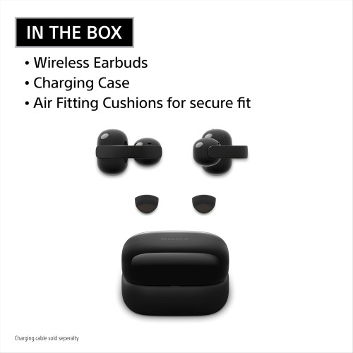 Навушники TWS Sony LinkBuds Clip BT 5.3, IPX4, SBC, AAC, Mic, Чорний