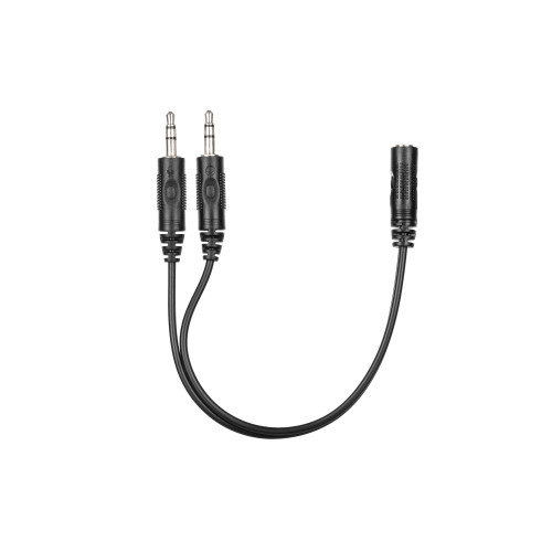 Гарнітура ПК стерео Over-ear 2E CH13 mini-jack, omni-mic, 1.2м, чорний