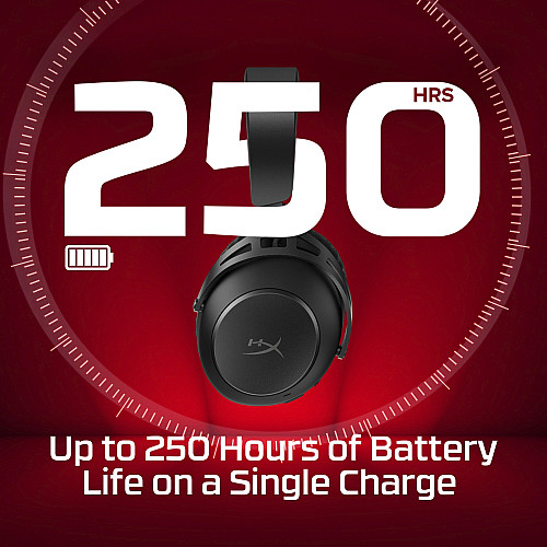 Гарнітура ігрова HyperX Cloud Alpha 2 WL/BT/mini-jack/USB-A/USB-C, 0.5м/1.5м, чорний