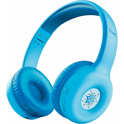 Наушники On-ear Trust Nouna Kids, Wireless, Mic, Синий